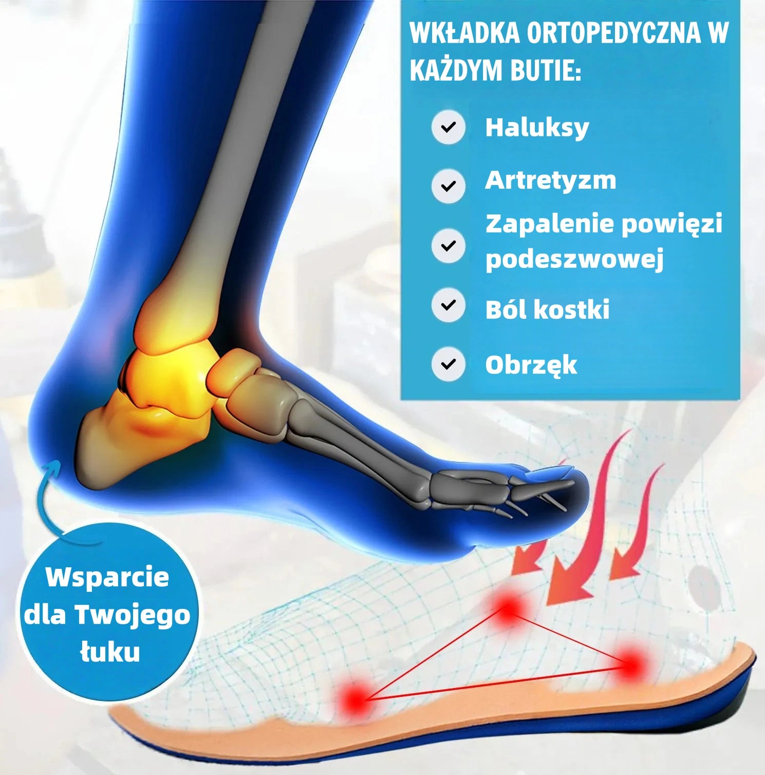 🔥Ostatni dzień! 30% zniżki! ⏰Ergonomicznie zaprojektowane markowe buty codzienne ✅ Miękkie i wygodne, z doskonałym wsparciem 🦶 Skutecznie łagodzą ból stóp