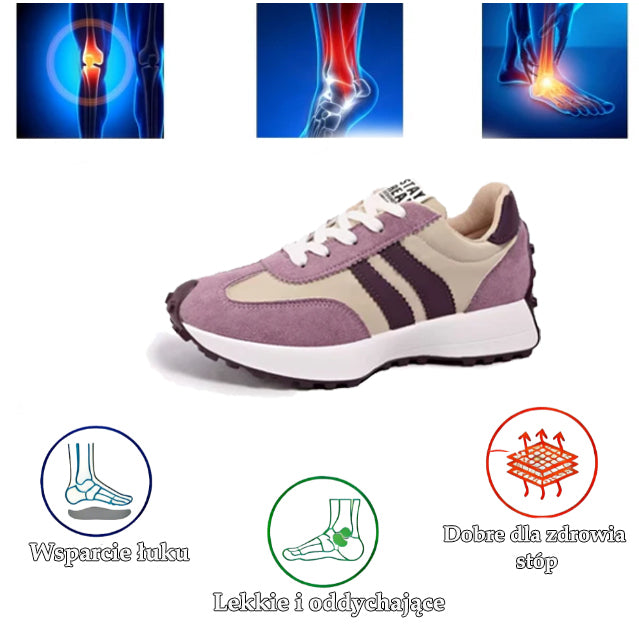 Buty codzienne flemat® | Z szerokim noskiem, który zmniejsza nacisk na stopy.