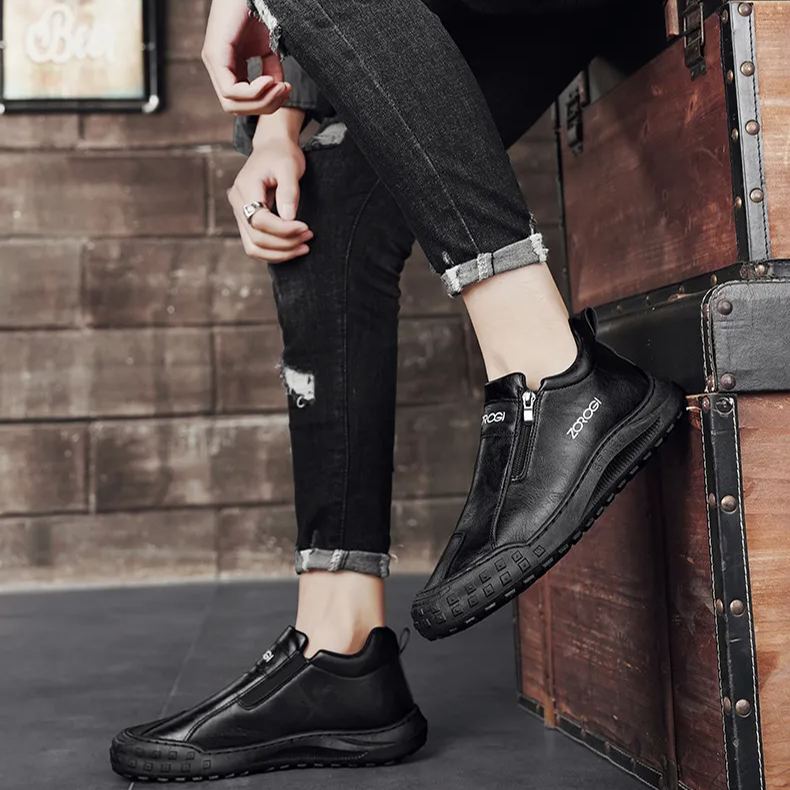 ⏰Tylko dzisiaj 50% zniżki 👞 Wykonane z wysokiej jakości skóry bydlęcej, wygodne do całodniowego chodzenia