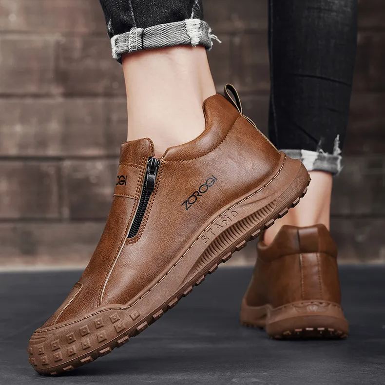 ⏰Tylko dzisiaj 50% zniżki 👞 Wykonane z wysokiej jakości skóry bydlęcej, wygodne do całodniowego chodzenia