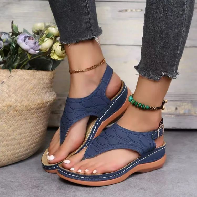 [🎁Dziś połowa ceny - nie przegap] Ergonomicznie zaprojektowane sandały ortopedyczne - bezbolesne chodzenie 👞 sprawiają, że chodzenie jest bardziej komfortowe