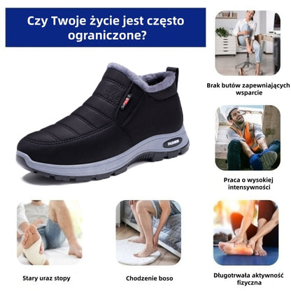 🎉Dzisiejsza oferta specjalna: 70% zniżki – nie przegap! ⏰Ergonomiczne, zimowe buty ortopedyczne łagodzące ból stóp, kolan i pleców – unisex