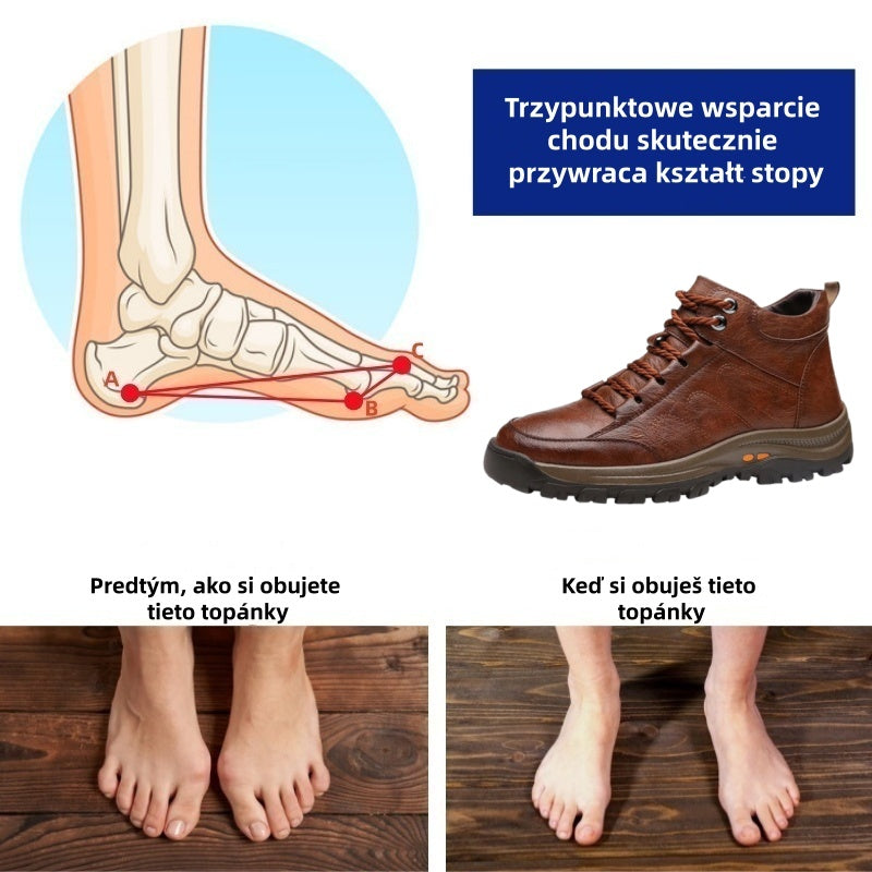 Buty ortopedyczne flemat® | 🔥Ergonomicznie zaprojektowane skórzane buty, które są antypoślizgowe, wodoodporne, ✅łagodzą ból i zapewniają wygodę bez zmęczenia.