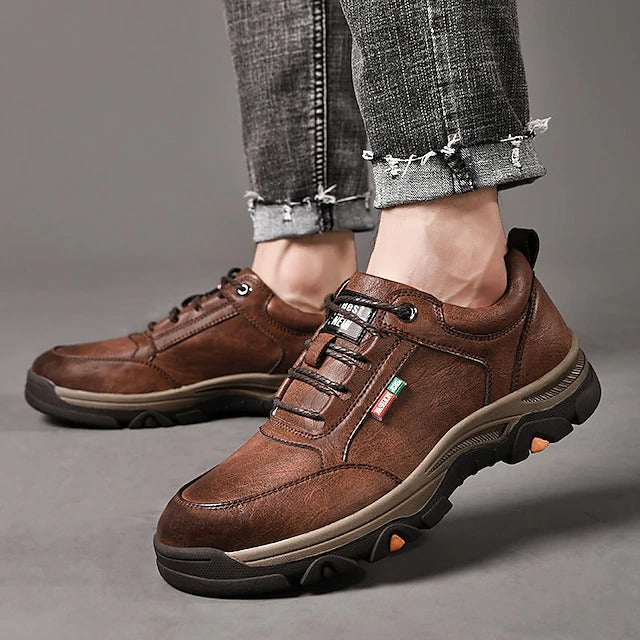 🔥 50% zniżki dzisiaj - promocja kończy się wkrótce ⏰ Ergonomiczne buty ortopedyczne - wysokiej jakości skóra + szyte ręcznie ✅ Must-have dla mężczyzn👞