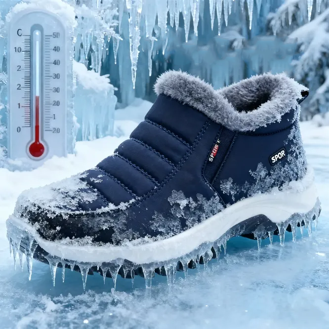 (🔥Oferta ograniczona czasowo - 50% zniżki - Nie przegap!) Wygodne i ergonomiczne zimowe buty z ciepłą wełnianą podszewką - łagodzą ból pleców, stawów i stóp.