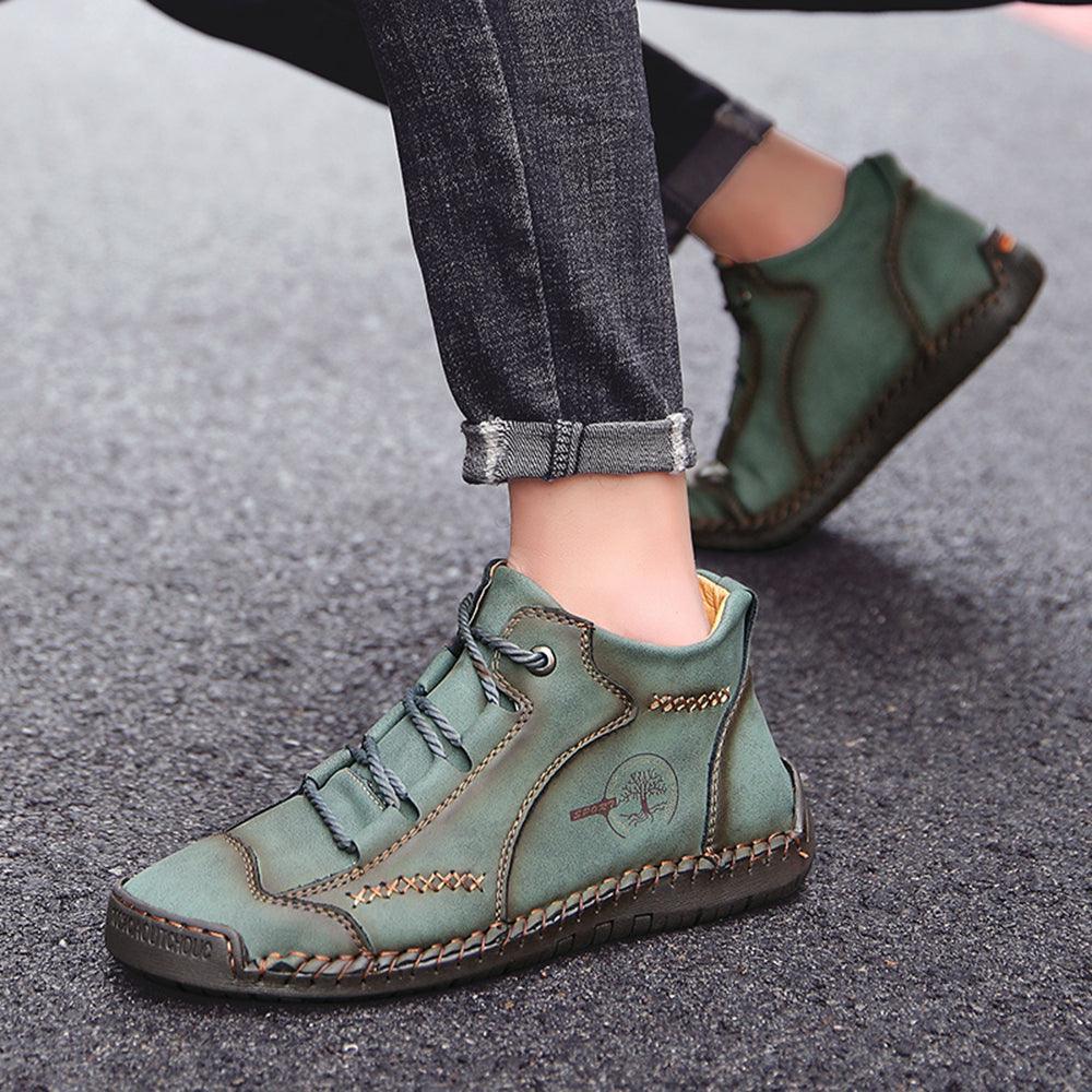 flemat®| Eleganckie i wygodne, ręcznie robione włoskie skórzane buty ✅ Wsparcie łuku stopy dla łatwiejszego chodzenia