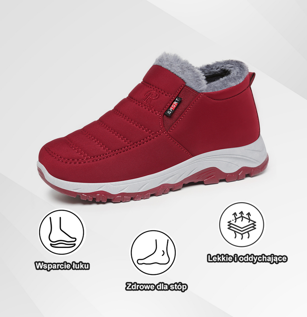 (🔥Oferta ograniczona czasowo - 50% zniżki - Nie przegap!) Wygodne i ergonomiczne zimowe buty z ciepłą wełnianą podszewką - łagodzą ból pleców, stawów i stóp.