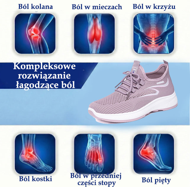 【⏰Ostatni dzień, 50% zniżki! Nie przegap!】Ergonomicznie zaprojektowane buty ortopedyczne z amortyzacją. ✅️Zdrowe buty ortopedyczne specjalnie dla kobiet z Europy.