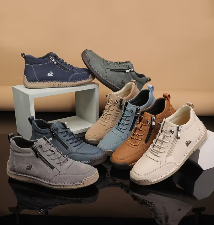 🔥 Lato - 50% zniżki | Buty ortopedyczne Flemat® | Wygodne i przewiewne, zapewniają wsparcie łuku stopy, łagodzą ból i ułatwiają chodzenie |